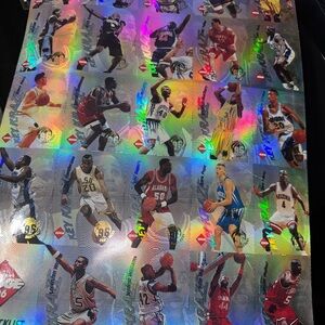 Holographic Basketball Trading Cards